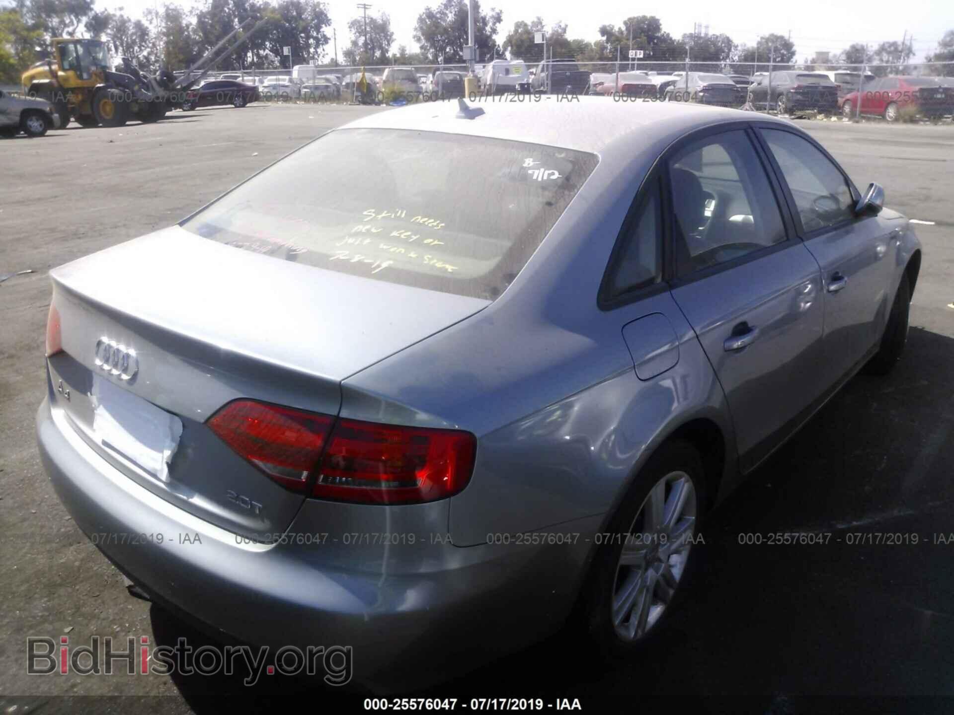 2011 AUDI A4 - VIN: WAUAFAFL2BN050069 - Photo 4