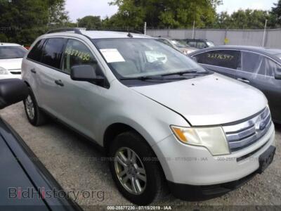 2007 Ford EDGE SE, cream — VIN 2FMDK36C37BA46277, IAAI