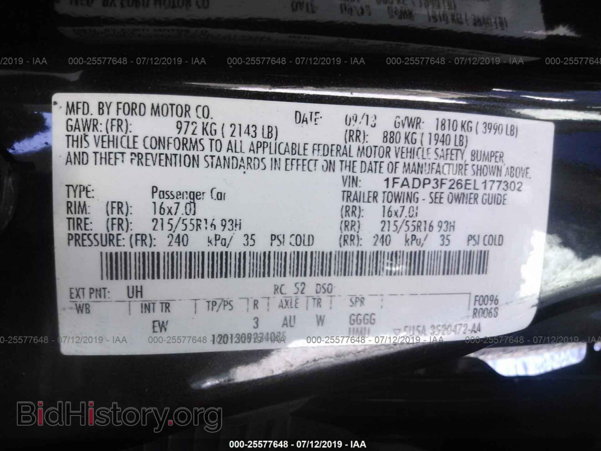 2014 FORD FOCUS - VIN: 1FADP3F26EL177302 - Photo 9