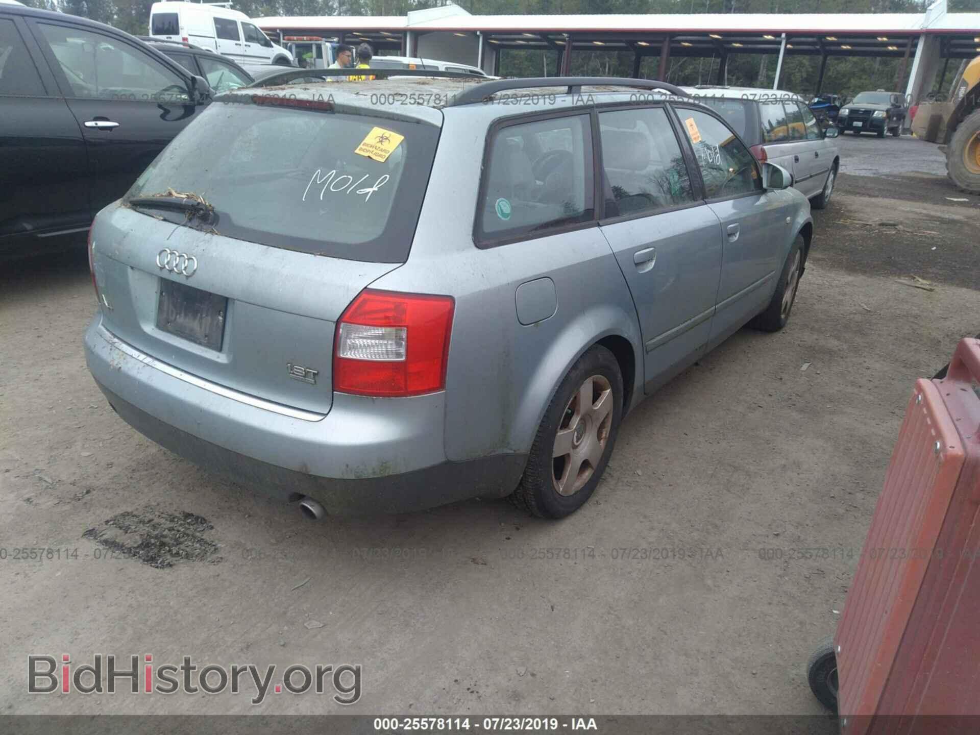 2002 AUDI A4 - VIN: WAUVC68E92A214625 - Фото 4