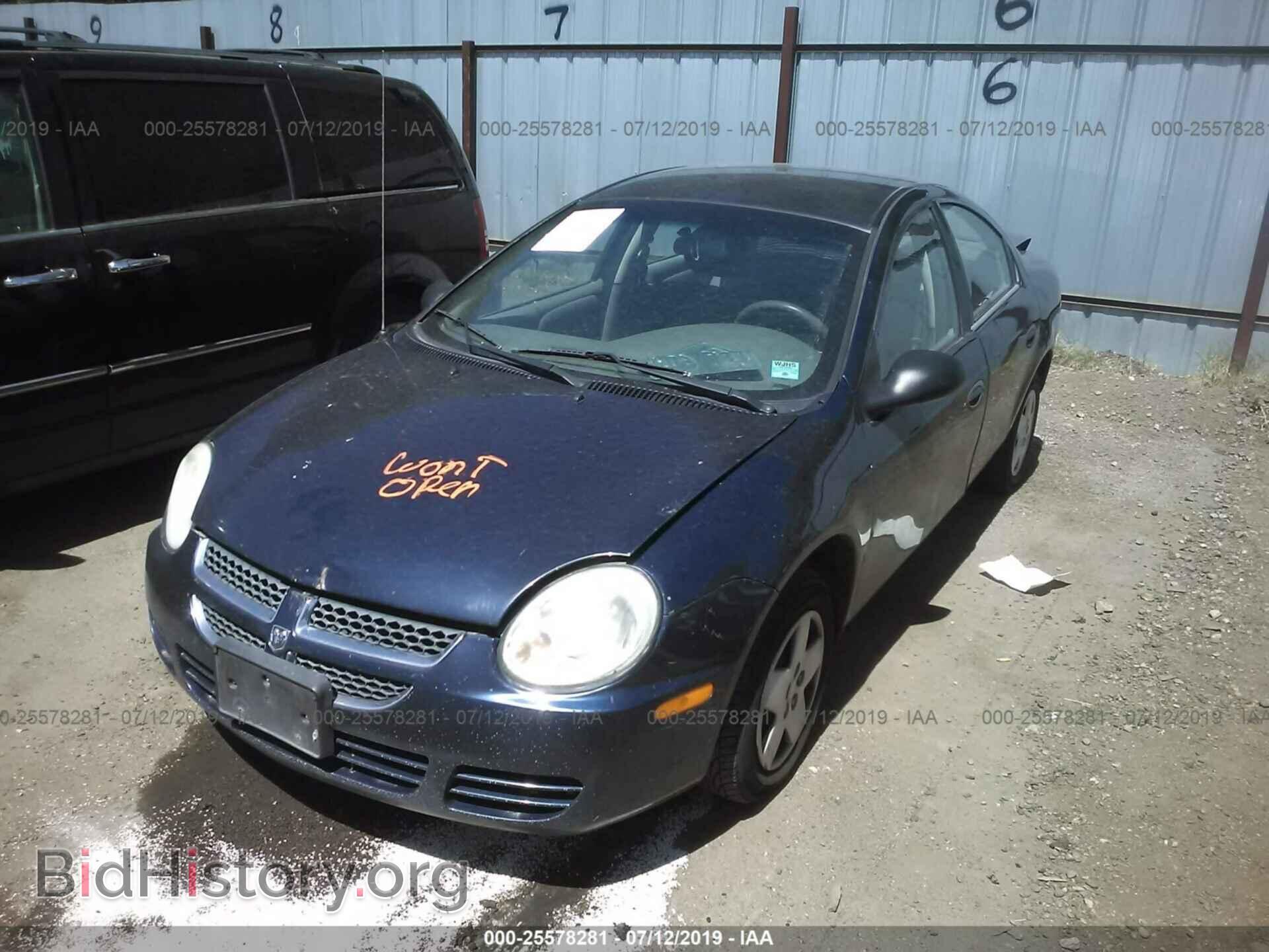 2004 DODGE NEON - VIN: 1B3ES26C14D537103 - Фото 2