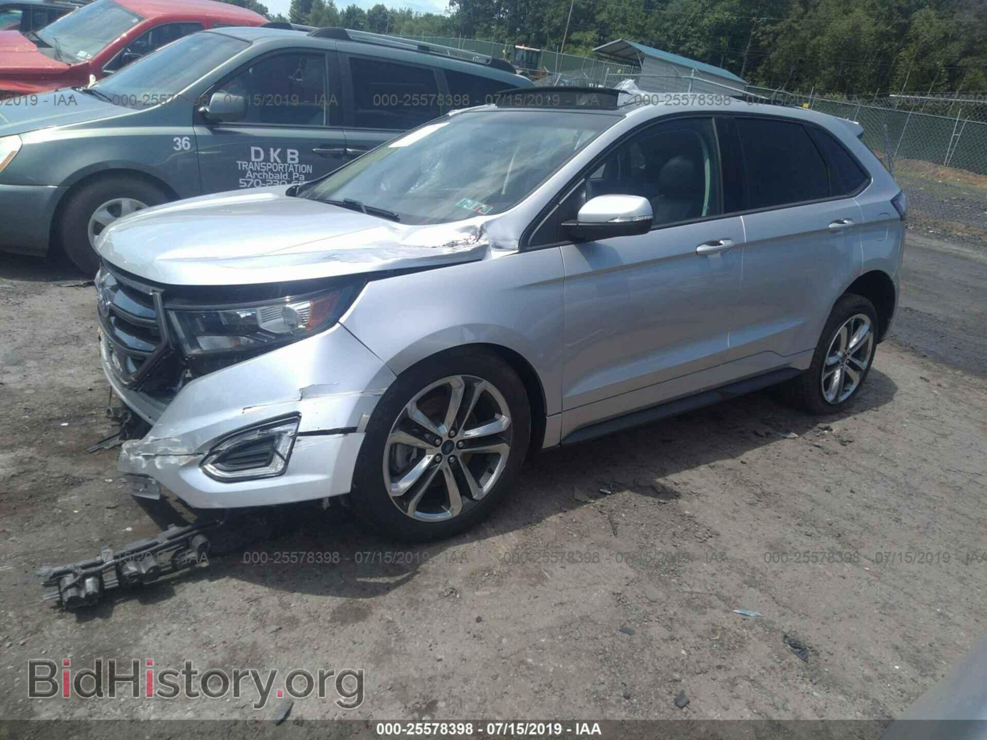 2015 FORD EDGE - VIN: 2FMTK4AP5FBC08341 - Фото 2