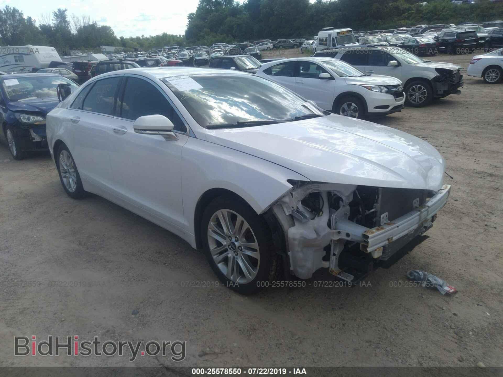 Фотография 3LN6L2LUXGR602812 - LINCOLN MKZ 2016