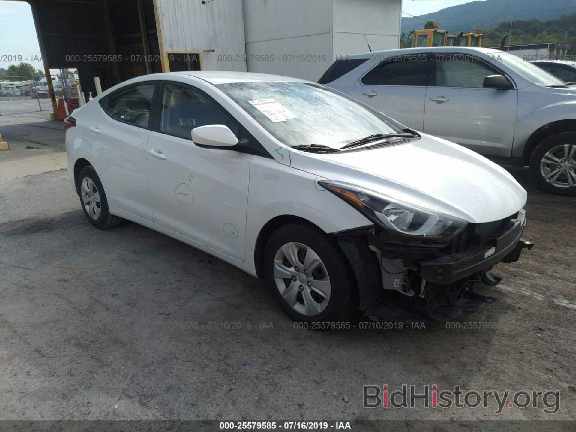 Фотография 5NPDH4AE2GH740643 - HYUNDAI ELANTRA 2016