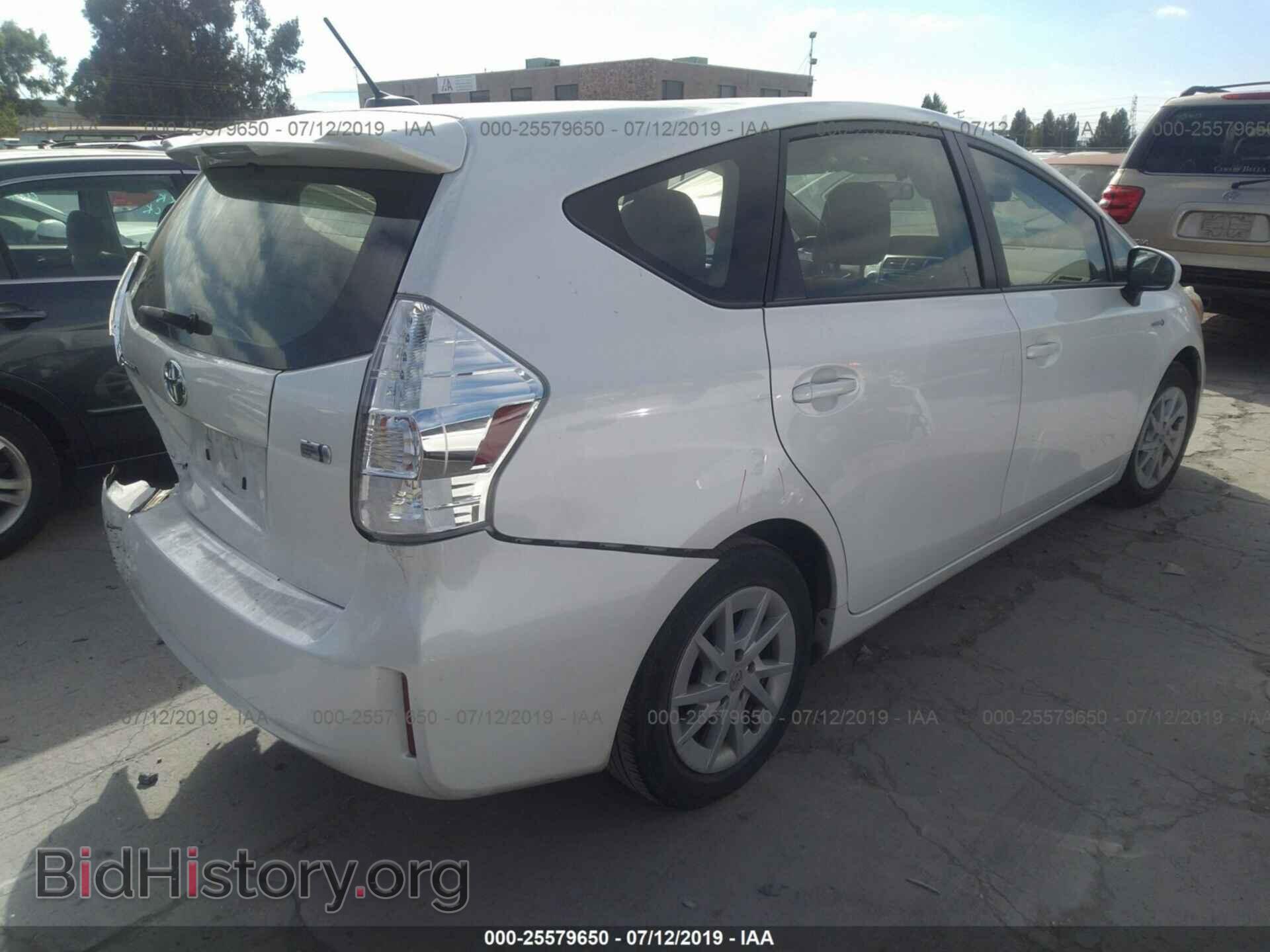2013 TOYOTA PRIUS V - VIN: JTDZN3EU8D3280177 - Фото 4