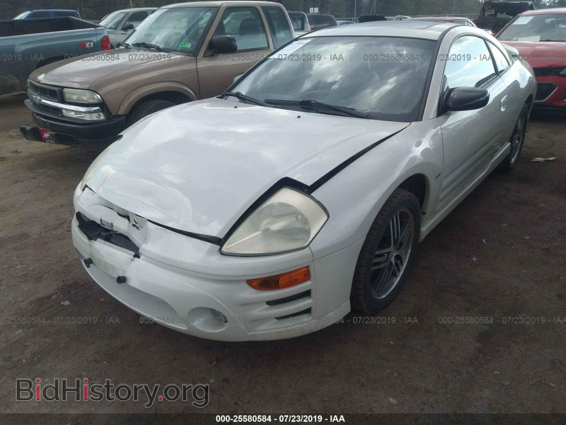 2005 MITSUBISHI ECLIPSE - VIN: 4A3AC74H05E003332 - Фото 2