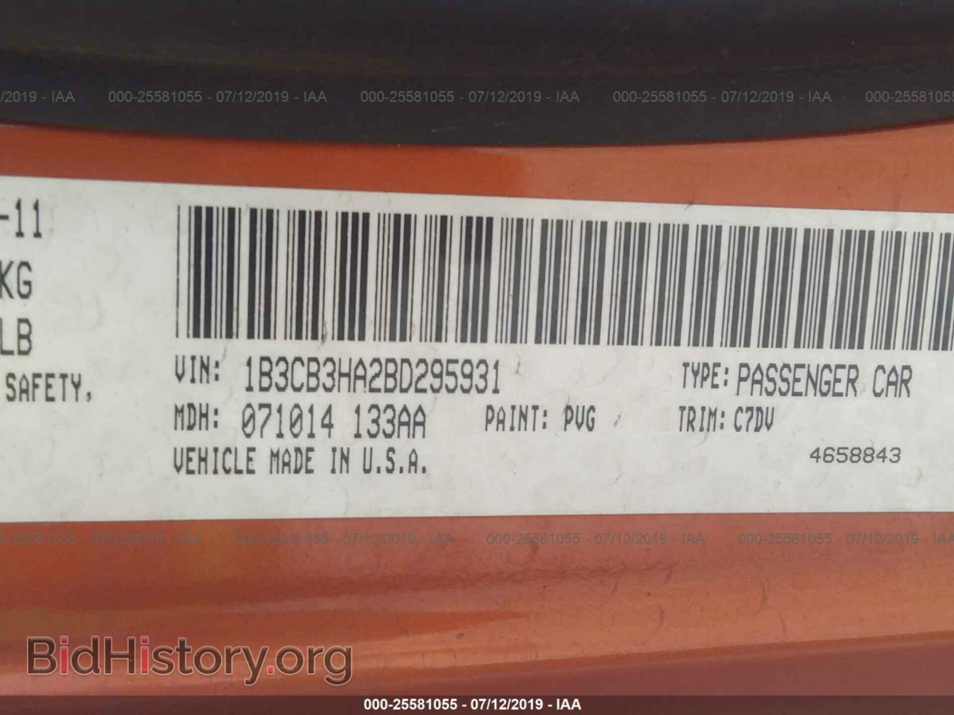 2011 DODGE CALIBER - VIN: 1B3CB3HA2BD295931 - Photo 9