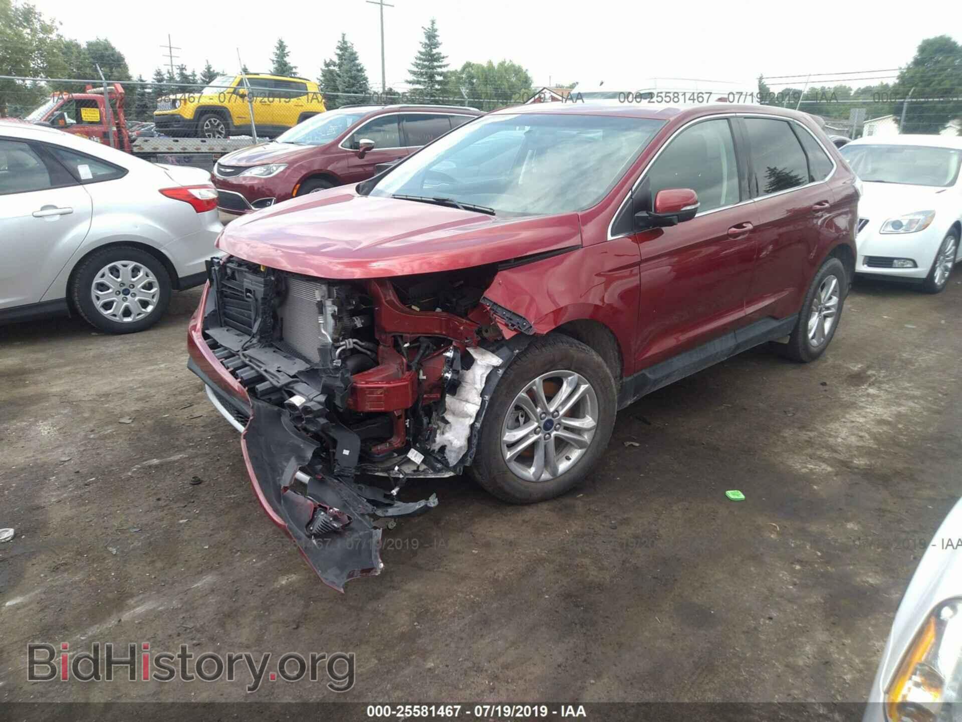 2015 FORD EDGE - VIN: 2FMTK4J90FBC23105 - Фото 2