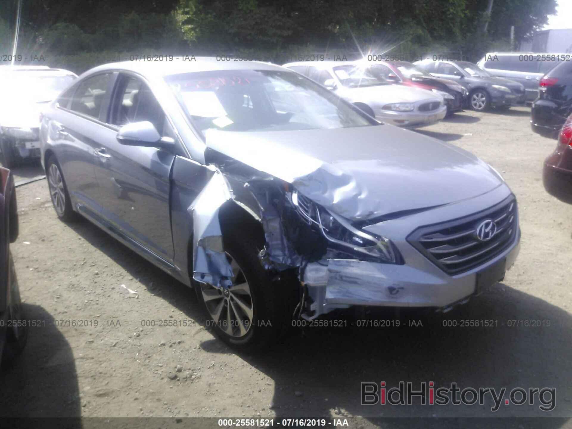 Photo 5NPE34AF1FH056287 - HYUNDAI SONATA 2015