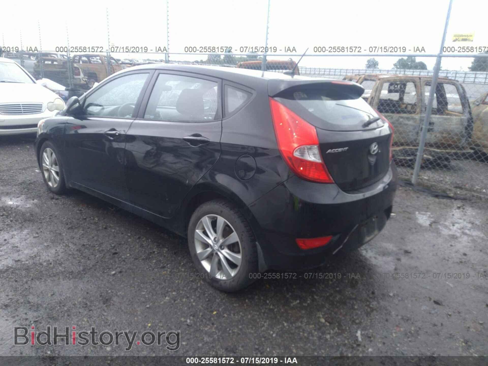 2013 HYUNDAI ACCENT - VIN: KMHCU5AE7DU075779 - Фото 3