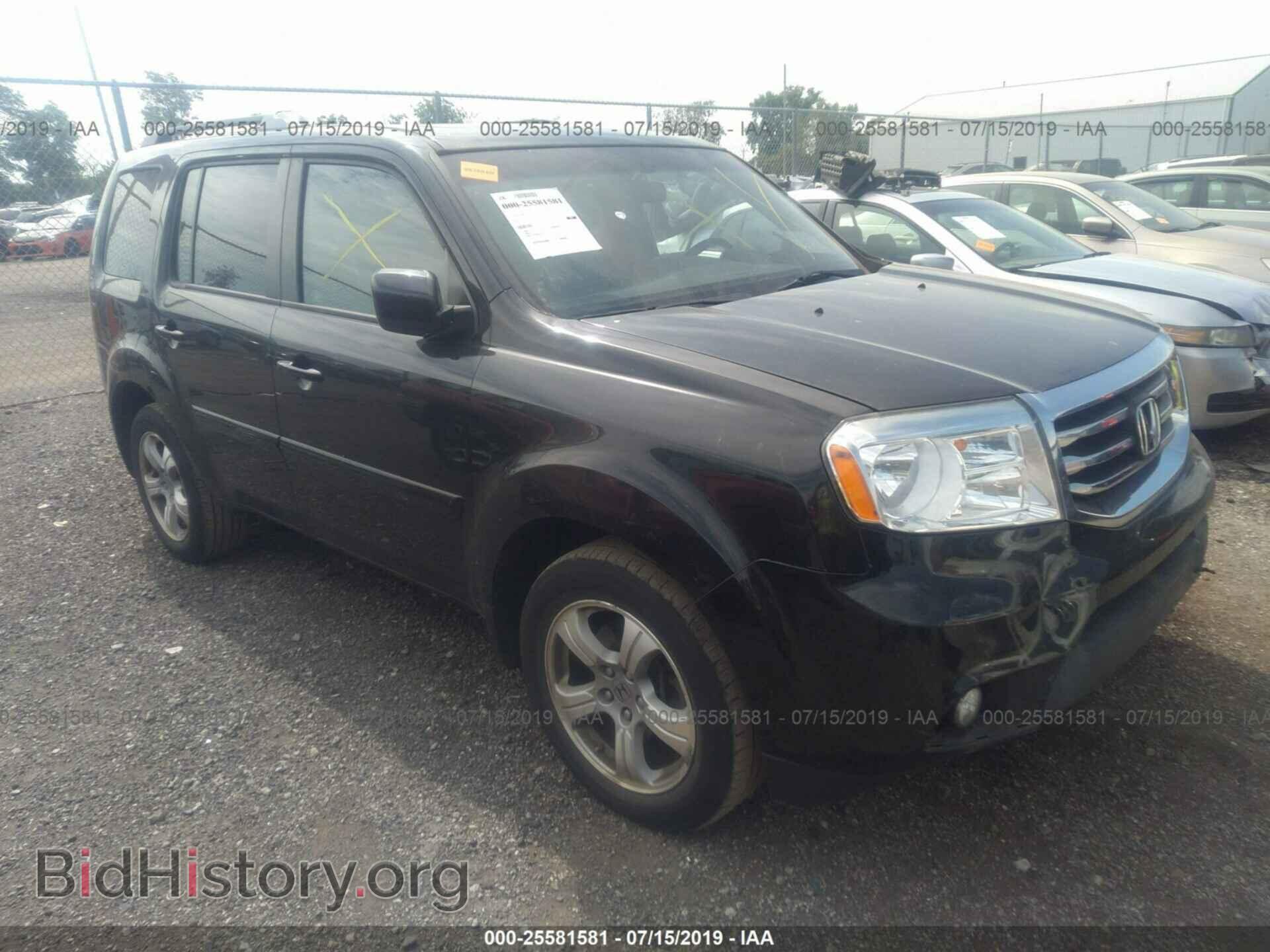 Фотография 5FNYF4H73CB025832 - HONDA PILOT 2012