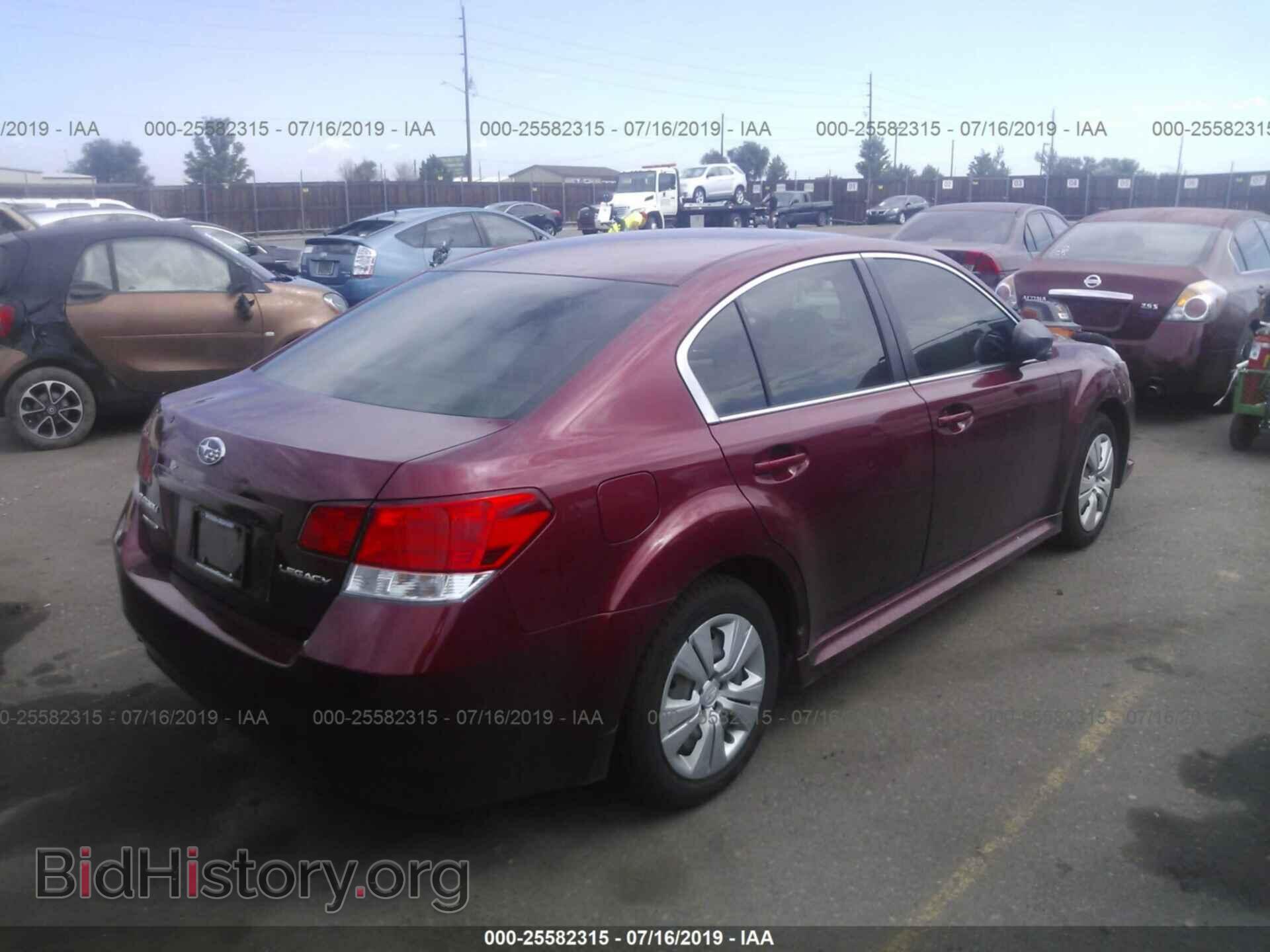 2013 SUBARU LEGACY - VIN: 4S3BMCA62D3019669 - Фото 4