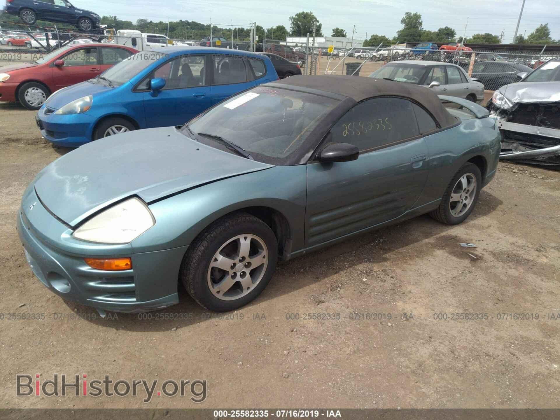 2004 MITSUBISHI ECLIPSE - VIN: 4A3AE45G14E048423 - Фото 2