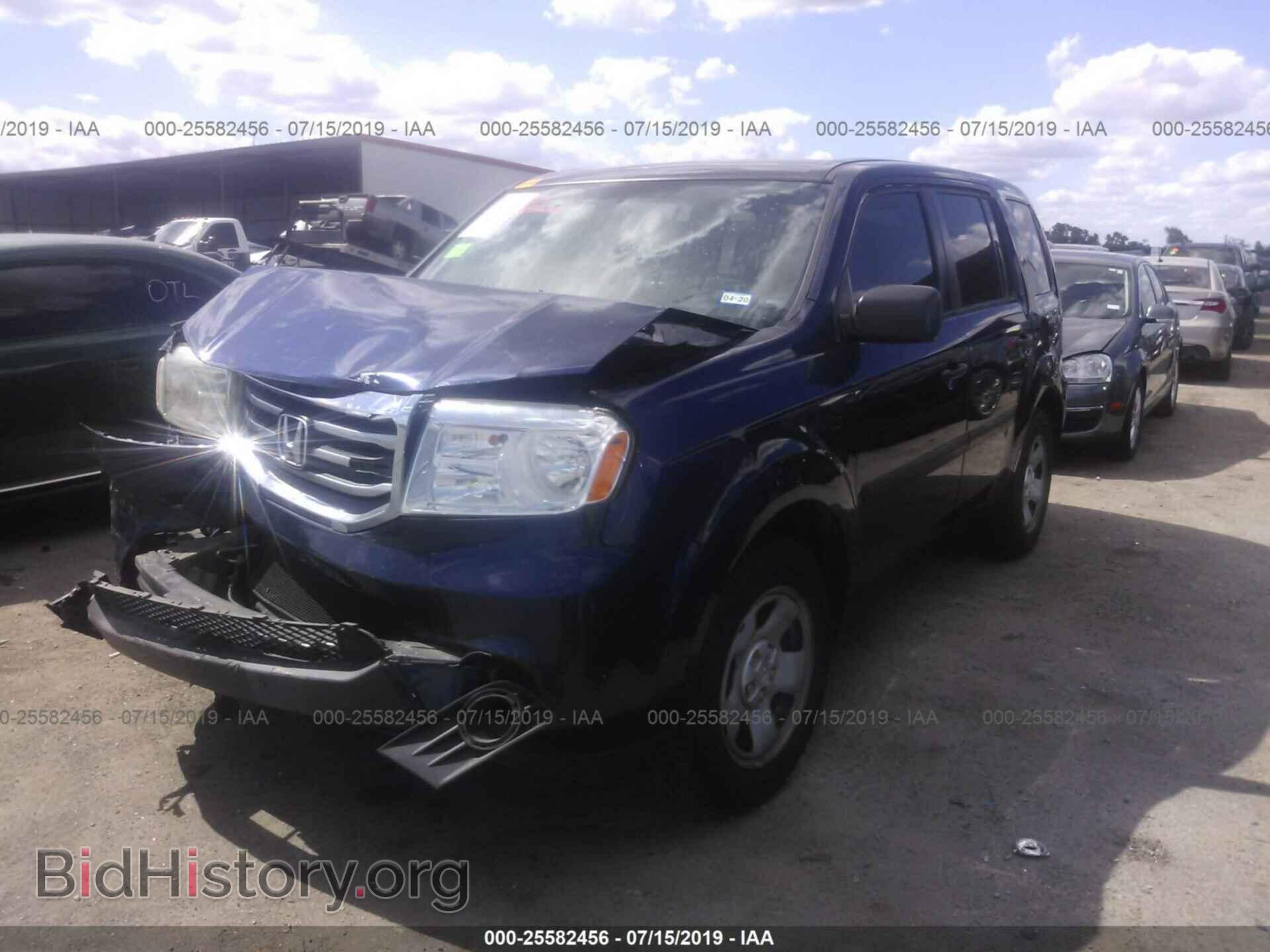 2015 HONDA PILOT - VIN: 5FNYF3H22FB032712 - Фото 2