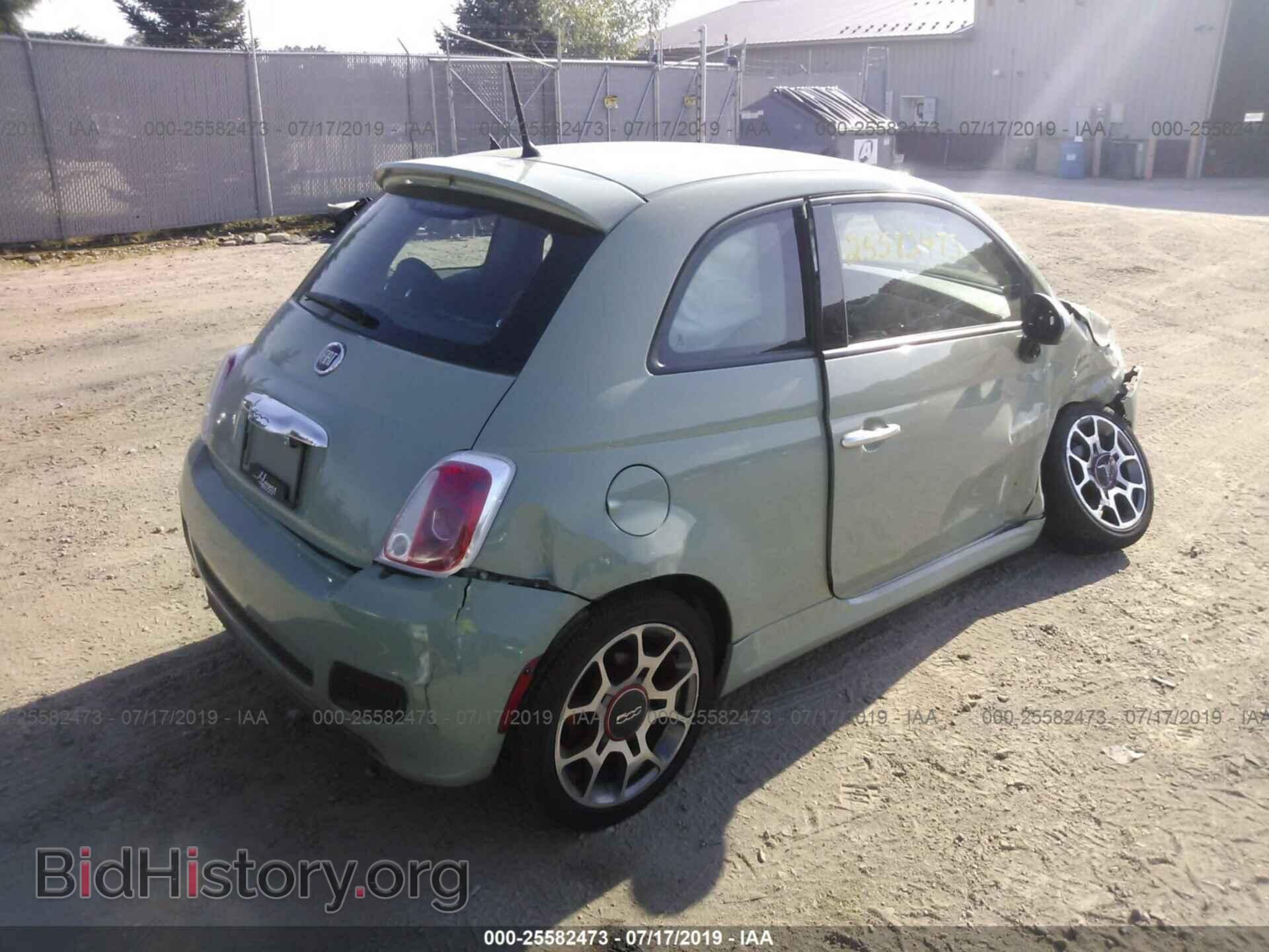 2013 FIAT 500 - VIN: 3C3CFFBR2DT752449 - Фото 4