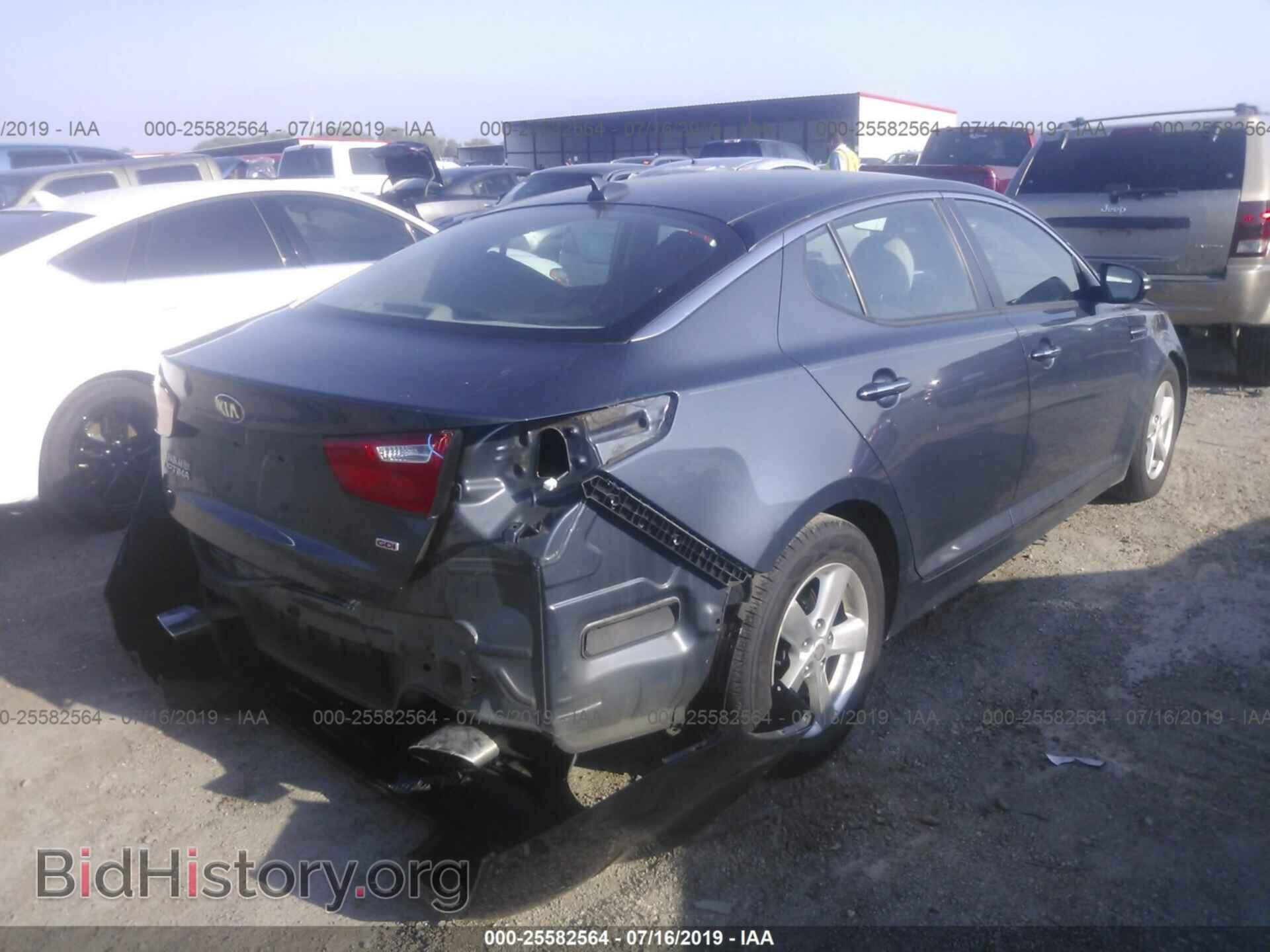 2015 KIA OPTIMA - VIN: KNAGM4A71F5585380 - Фото 4