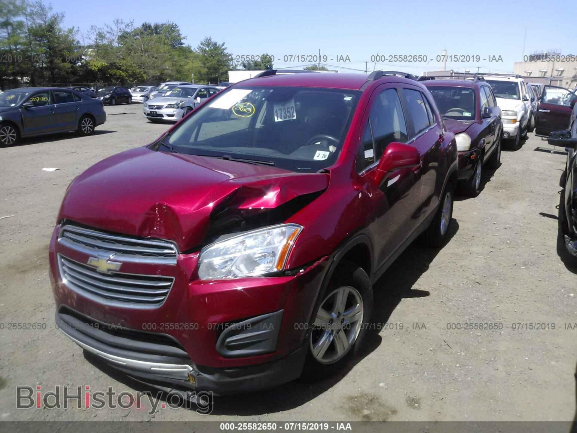 2015 CHEVROLET TRAX - VIN: KL7CJRSB9FB089655 - Фото 2