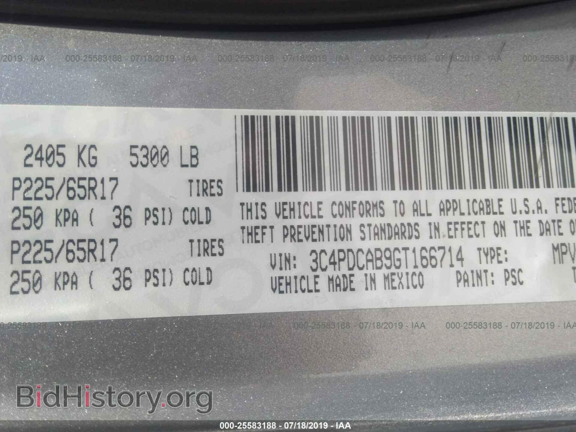 2016 DODGE JOURNEY - VIN: 3C4PDCAB9GT166714 - Photo 9