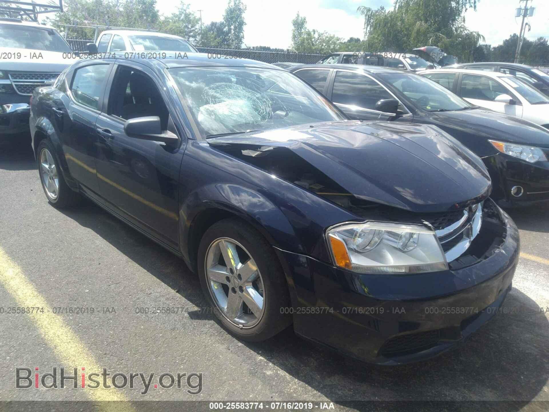Photo 1C3CDZAB4DN688412 - DODGE AVENGER 2013