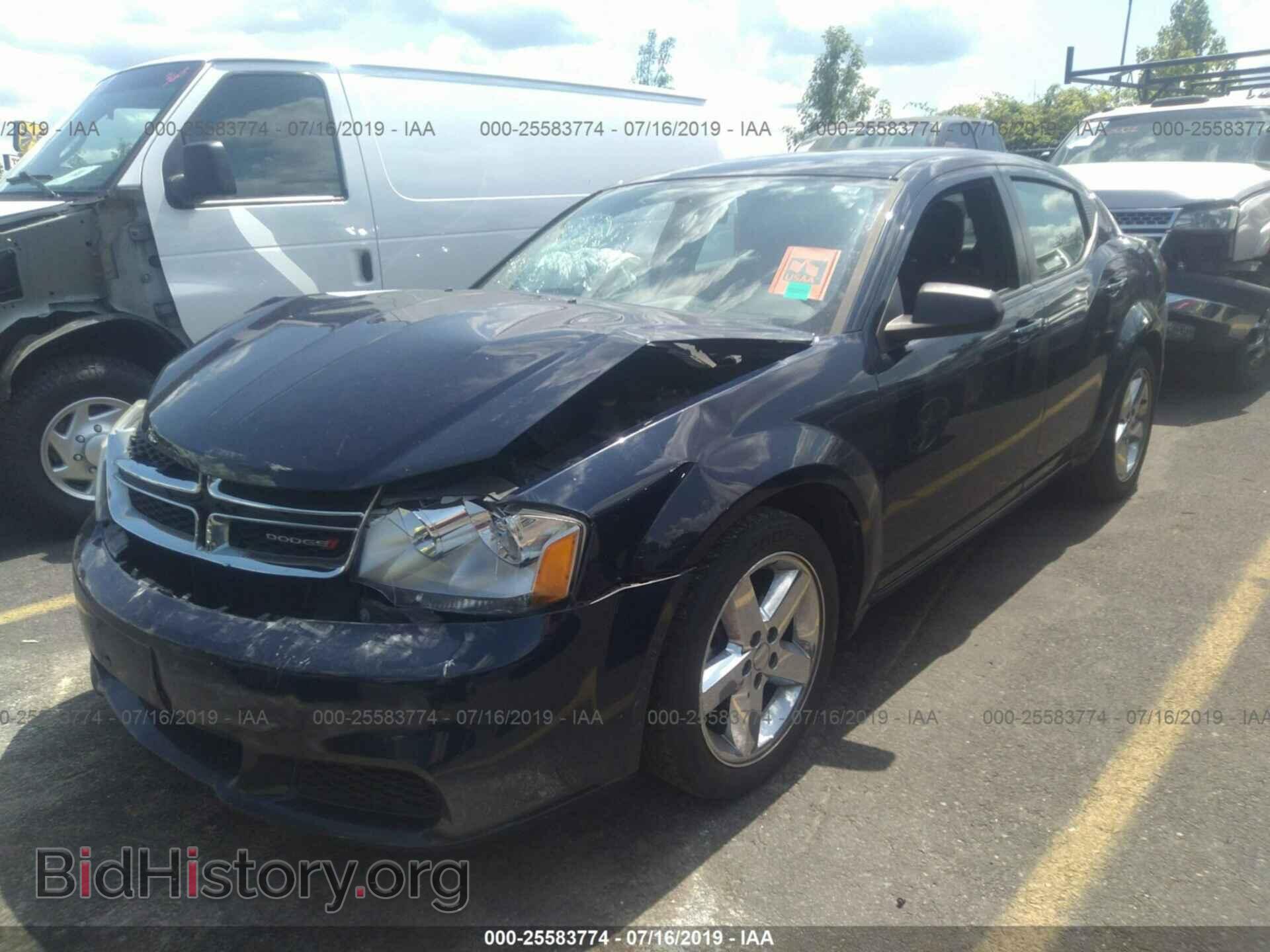 2013 DODGE AVENGER - VIN: 1C3CDZAB4DN688412 - Photo 2