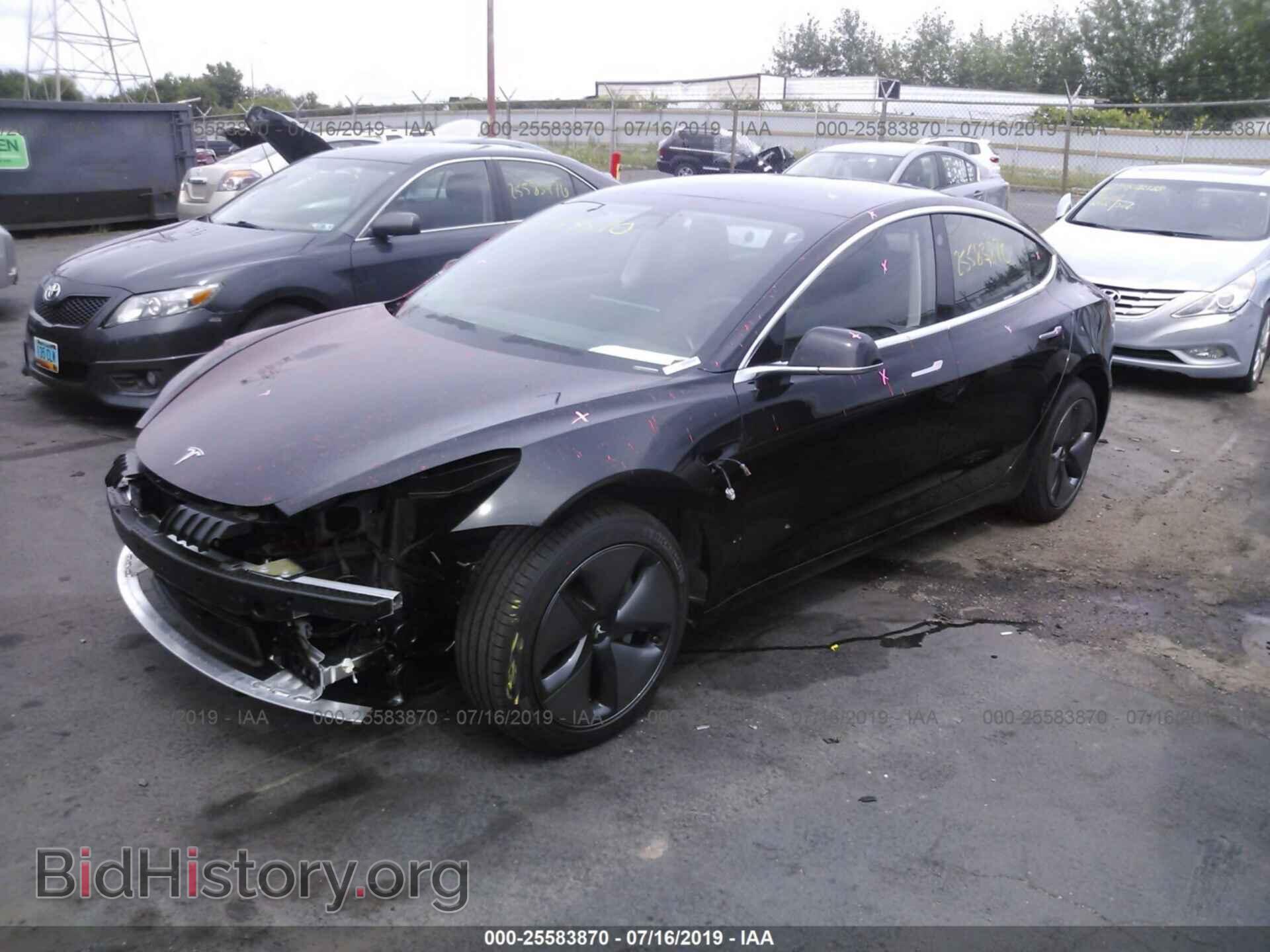 2019 TESLA MODEL 3 - VIN: 5YJ3E1EA5KF394573 - Фото 2