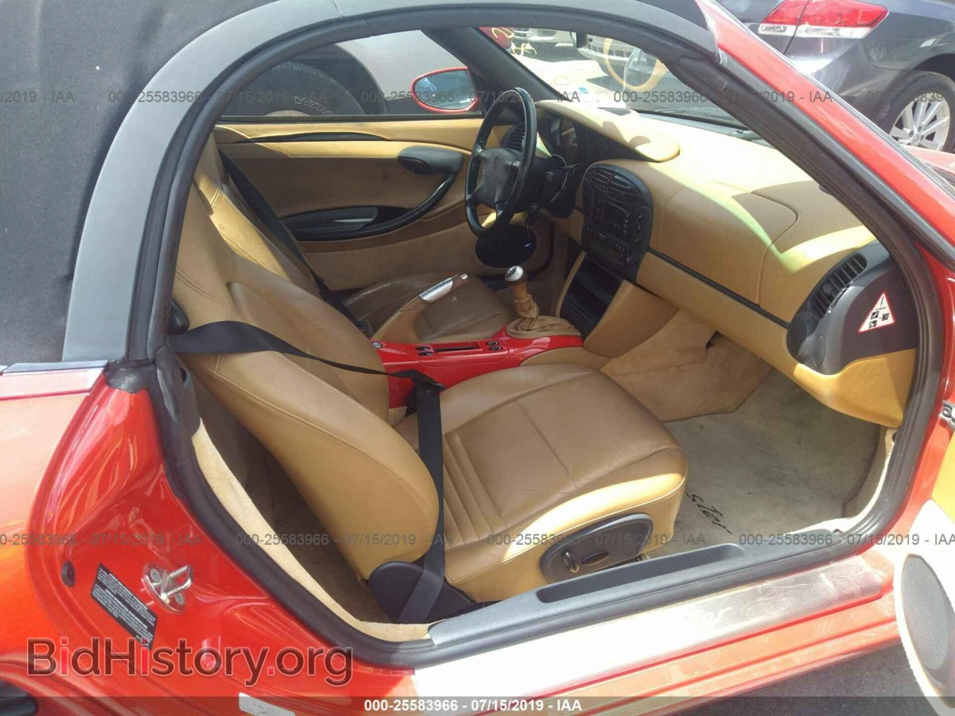 1997 PORSCHE BOXSTER - VIN: WP0CA2980VS624858 - Фото 5