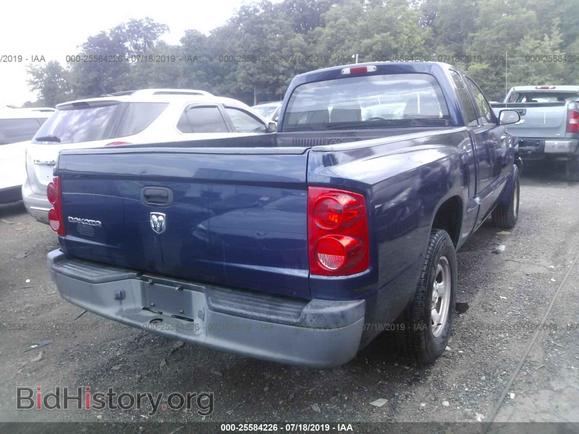 2007 DODGE DAKOTA - VIN: 1D7HE22K77S196036 - Фото 4