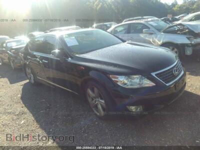 2012 Lexus LS 460, черный — VIN JTHBL5EF0C5110174, IAAI