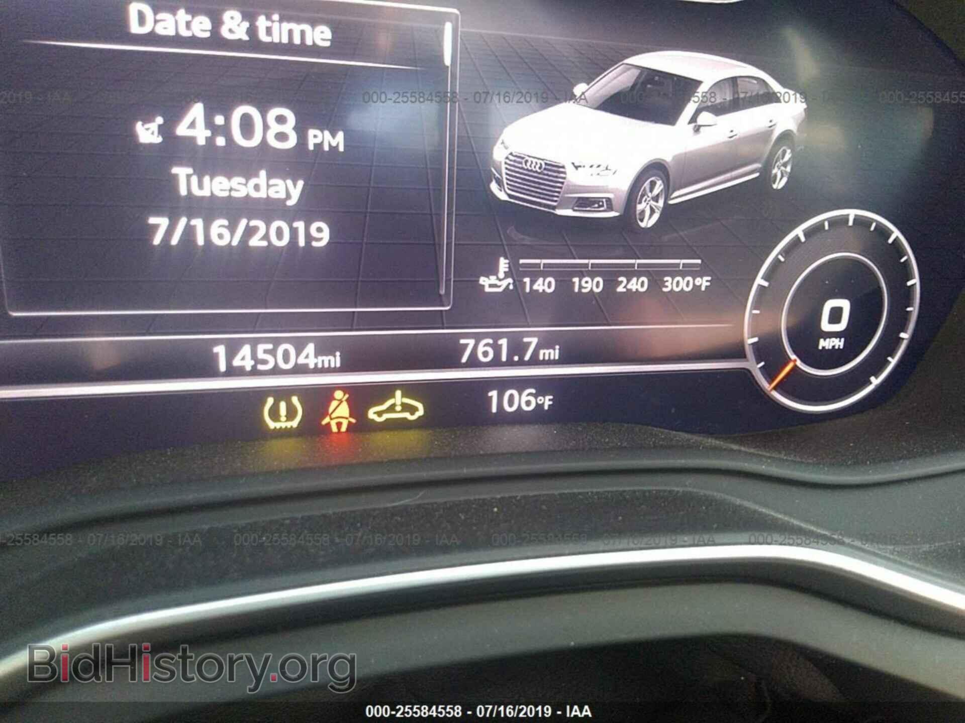 2018 AUDI A4 - VIN: WAUENAF48JA025812 - Photo 7