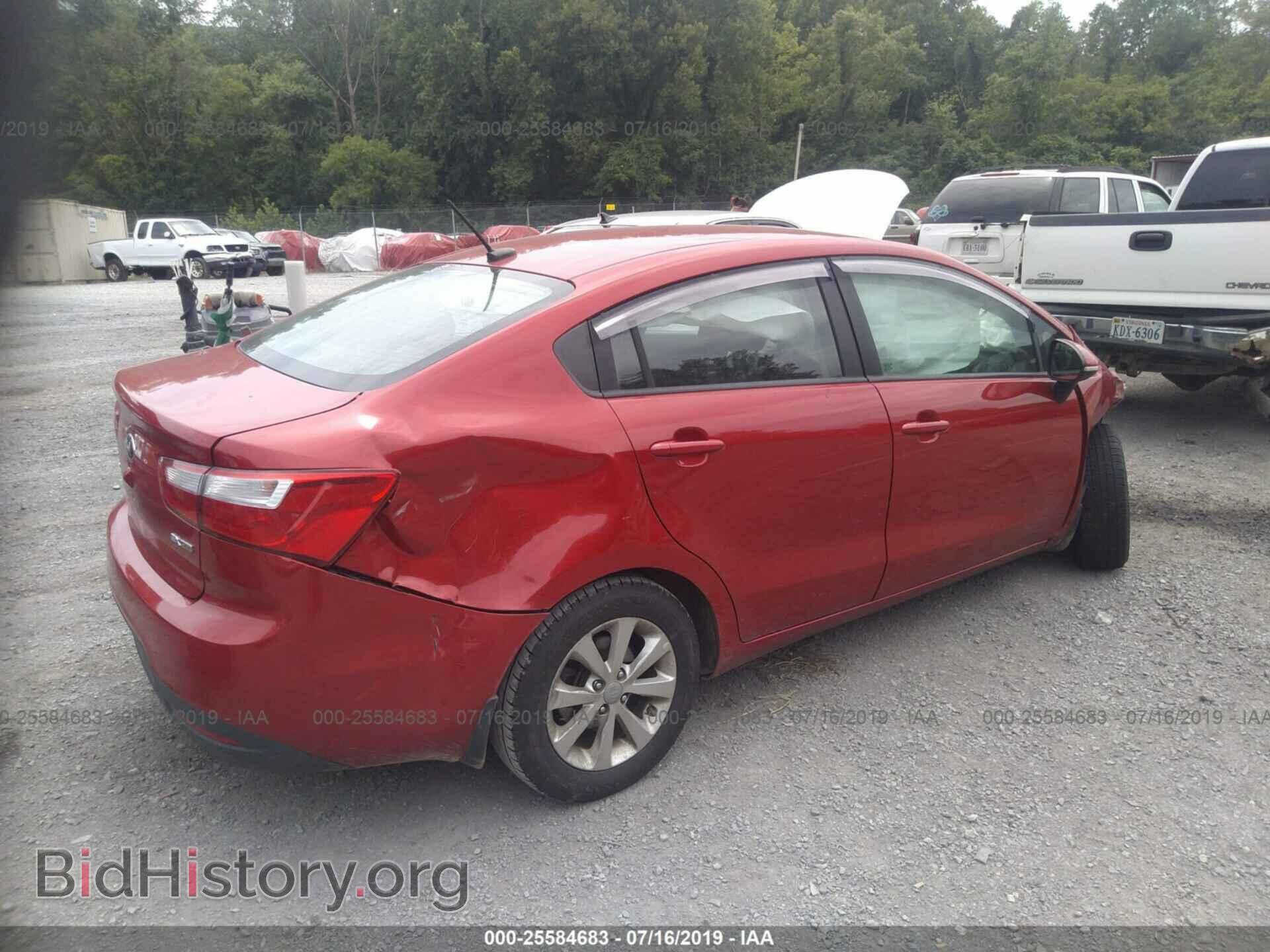 2013 KIA RIO - VIN: KNADN4A3XD6299645 - Фото 4