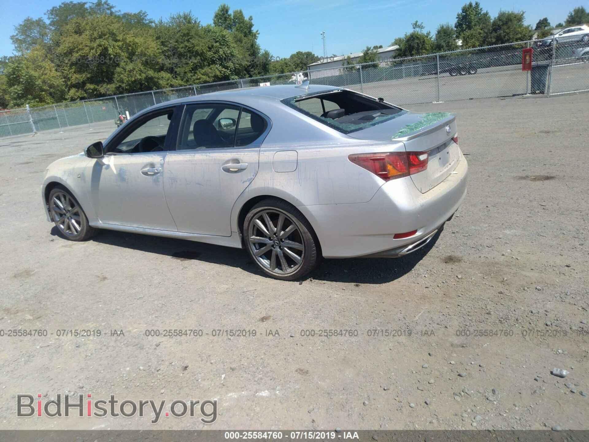 2014 LEXUS GS - VIN: JTHCE1BLXE5025928 - Фото 3