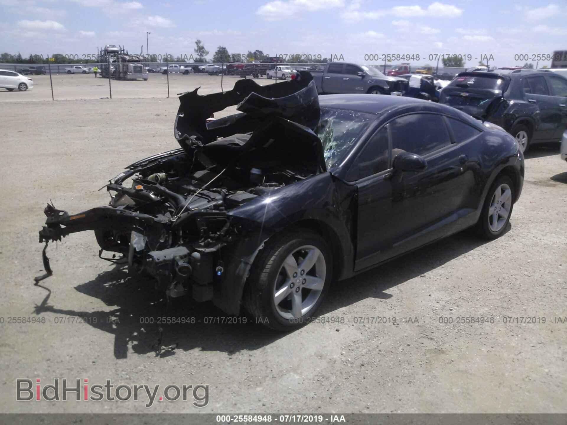 2007 MITSUBISHI ECLIPSE - VIN: 4A3AK24FX7E011235 - Фото 2
