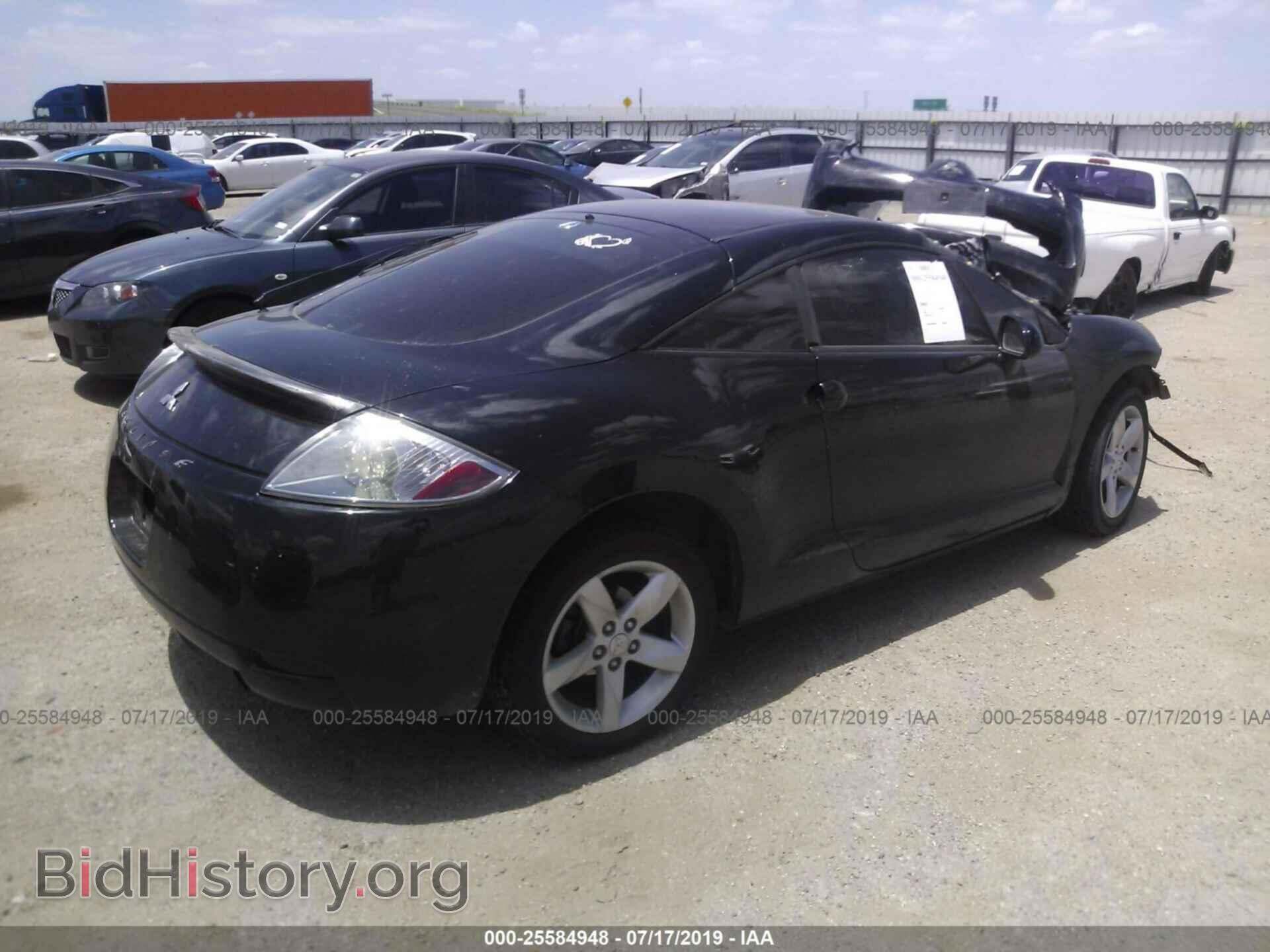 2007 MITSUBISHI ECLIPSE - VIN: 4A3AK24FX7E011235 - Фото 4
