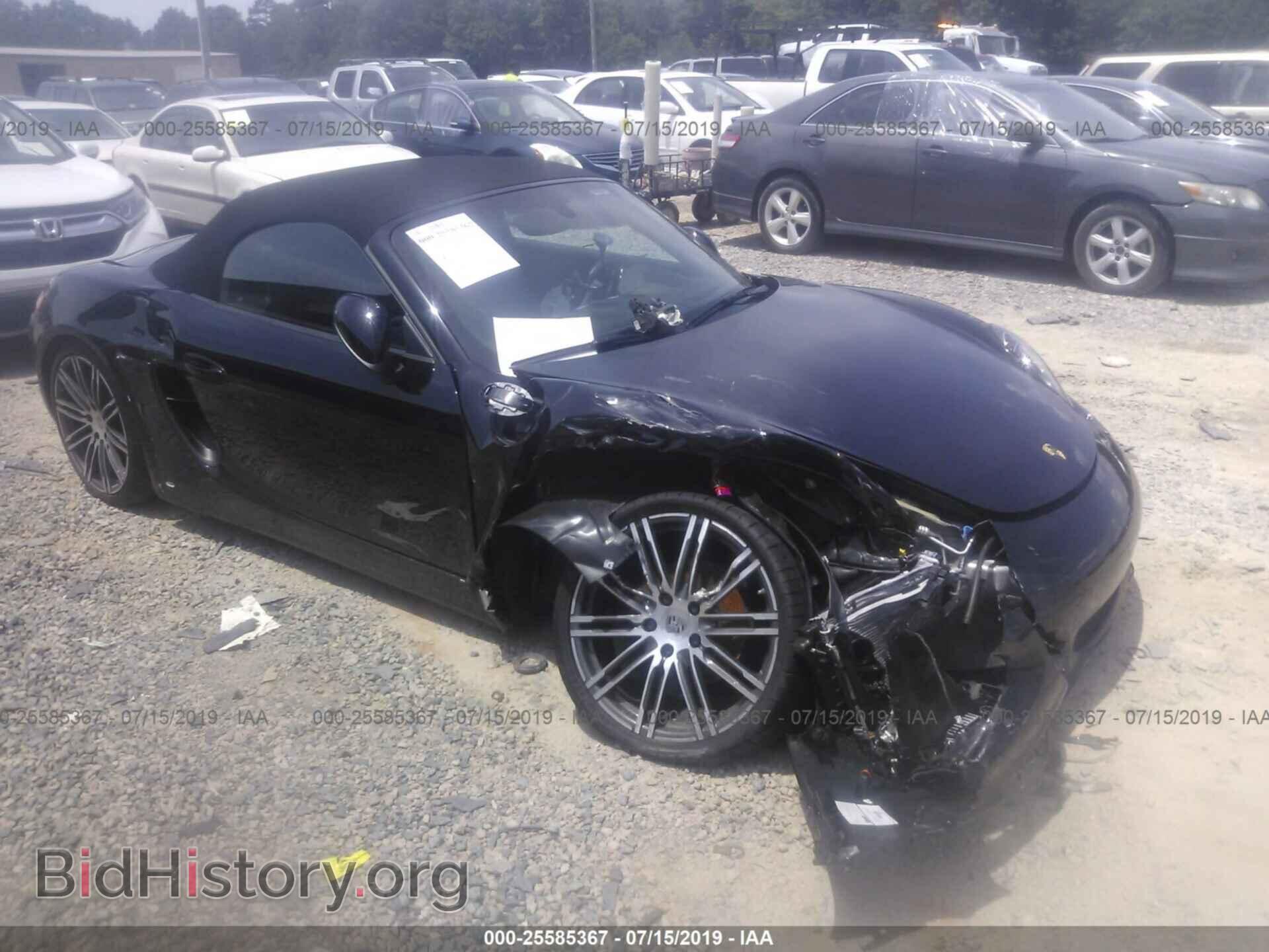 Фотография WP0CA2A80GS120342 - PORSCHE BOXSTER 2016