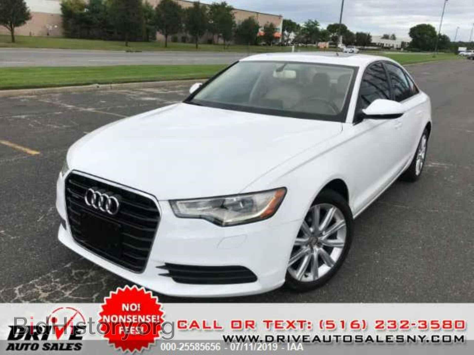 2013 AUDI A6 - VIN: WAUGFAFC0DN046700 - Фото 2