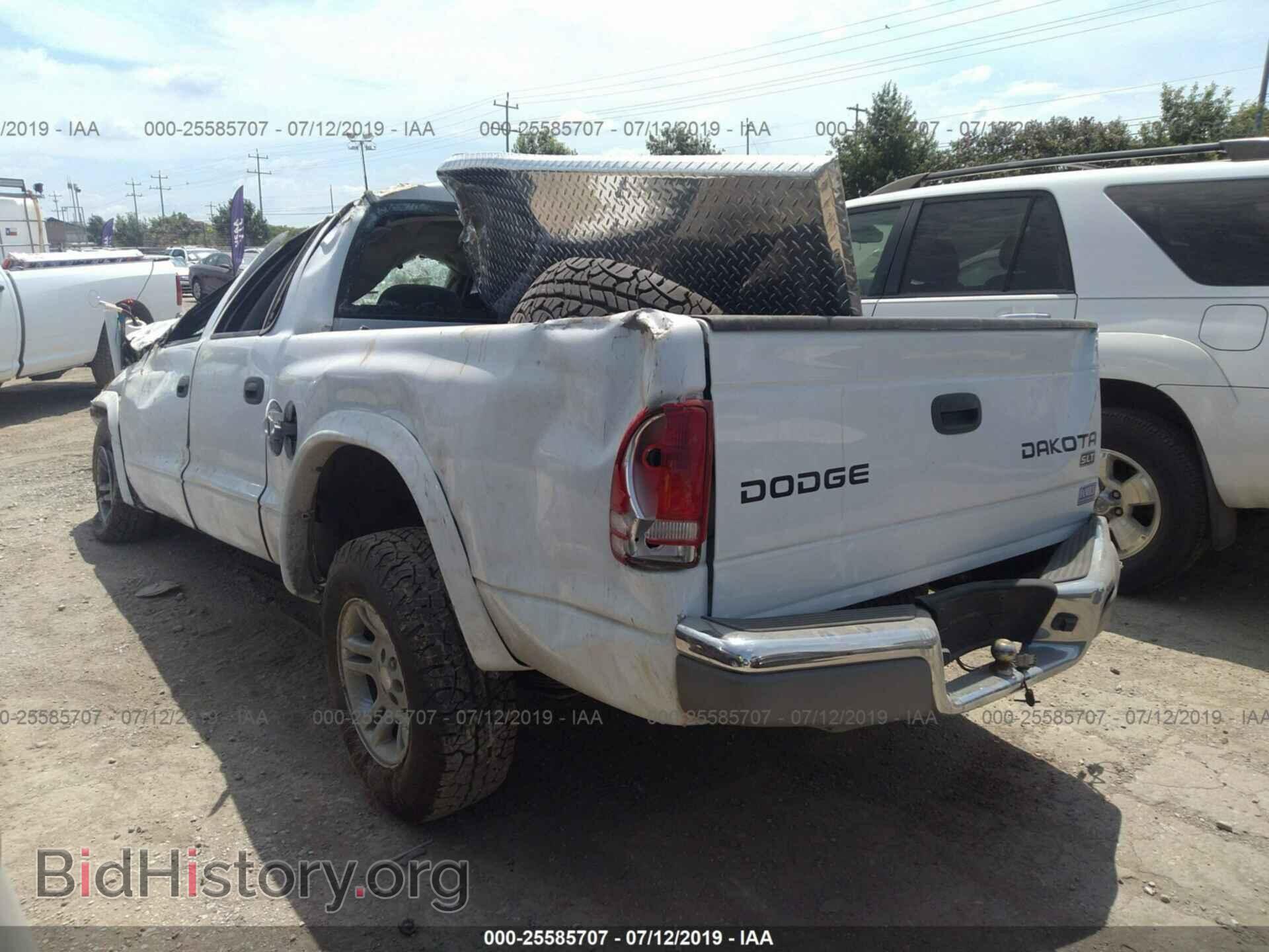 2004 DODGE DAKOTA - VIN: 1D7HL48N44S750535 - Фото 3