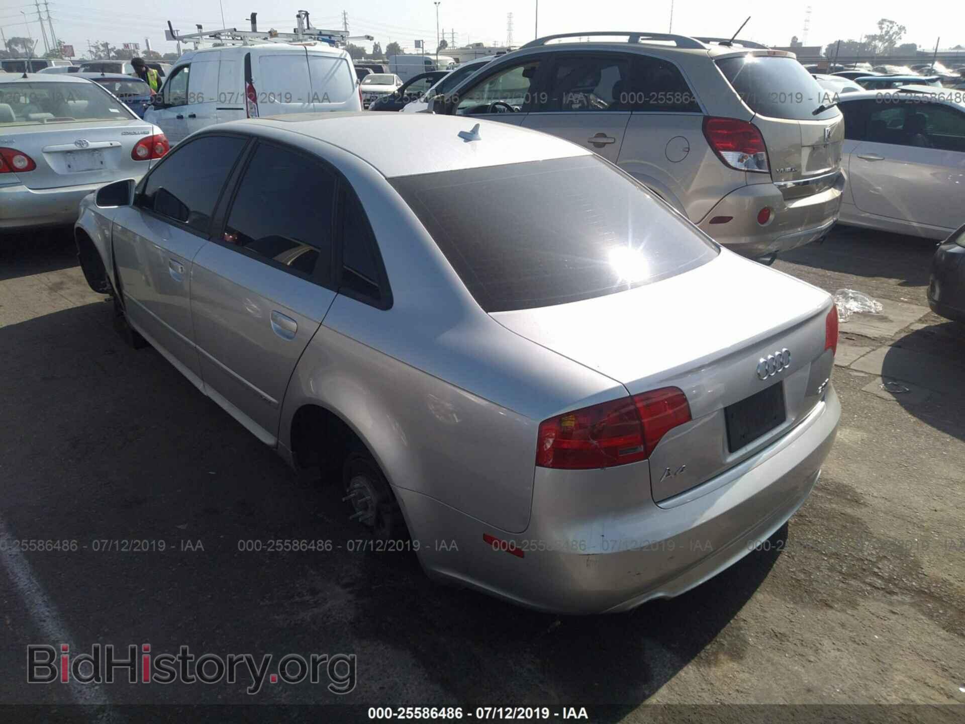 2007 AUDI A4 - VIN: WAUBF78E27A112199 - Фото 3