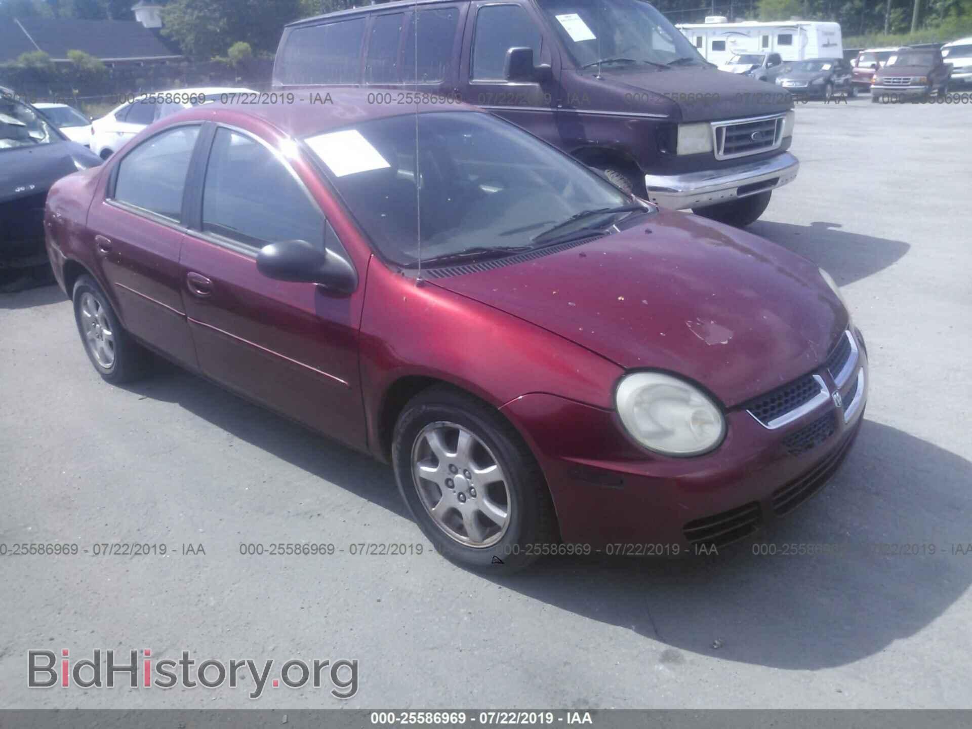 Photo 1B3ES56C25D177651 - DODGE NEON 2005