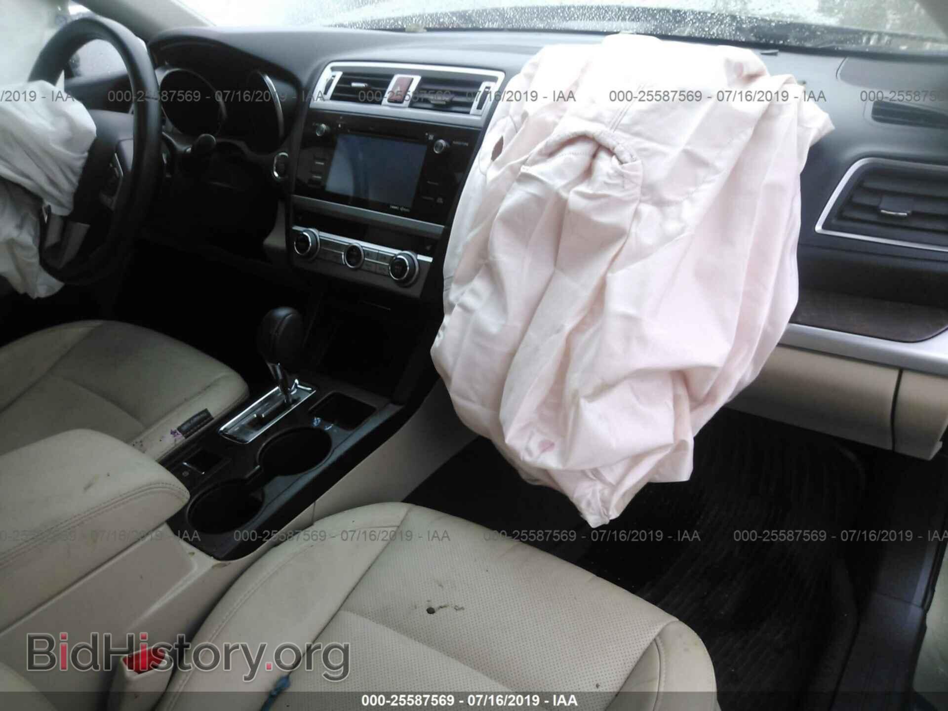 2016 SUBARU OUTBACK - VIN: 4S4BSBNC0G3230725 - Фото 5