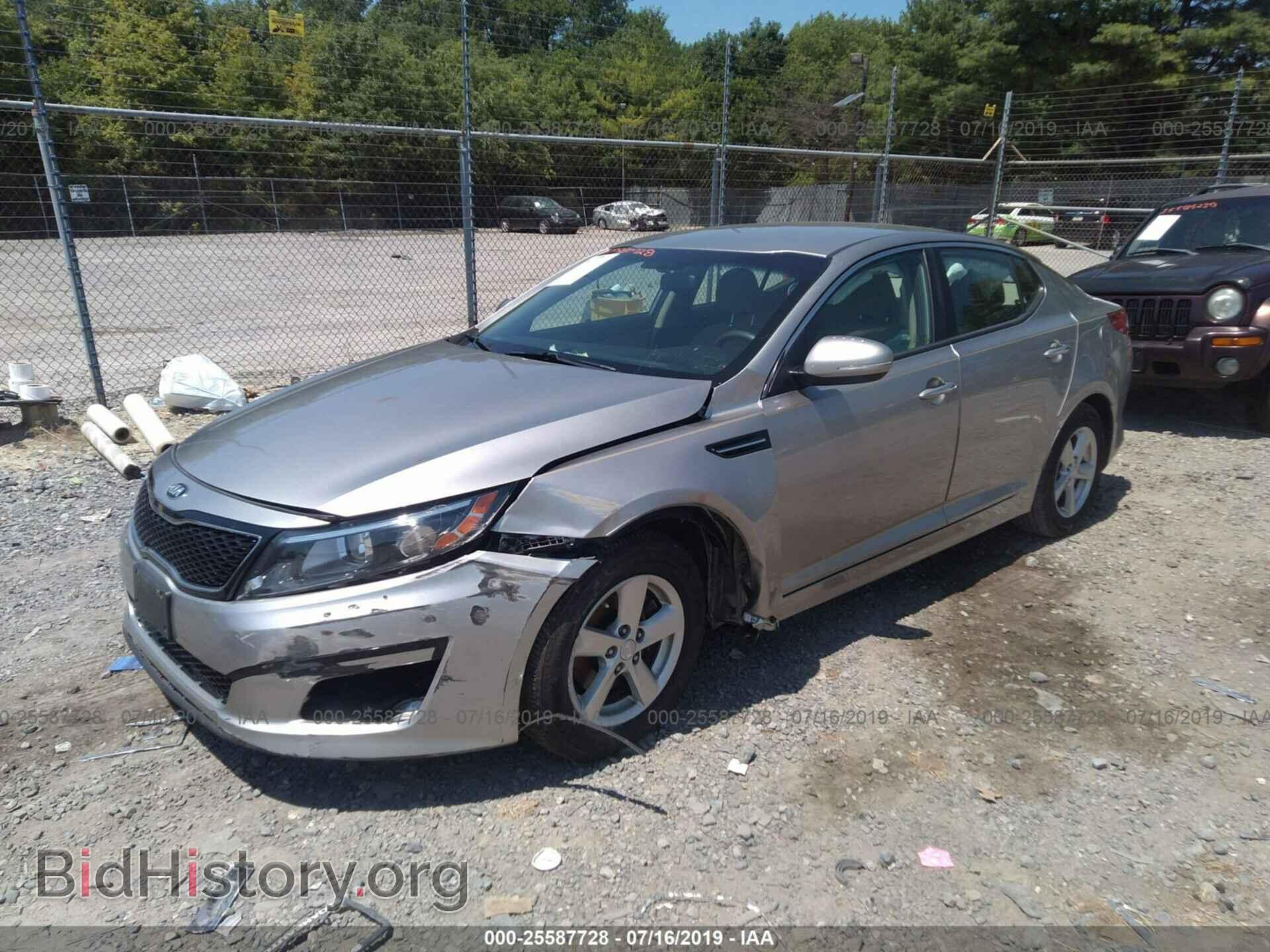 2015 KIA OPTIMA - VIN: KNAGM4A77F5547152 - Фото 2
