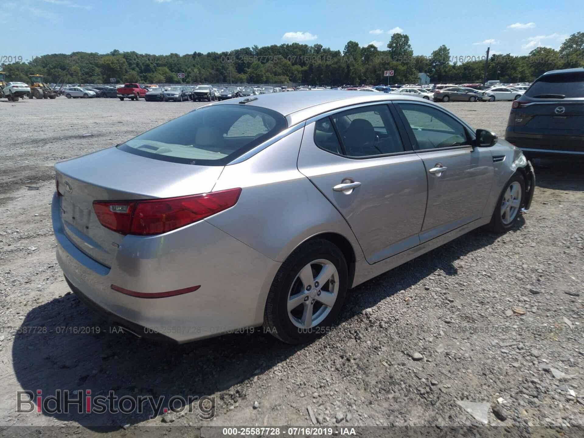 2015 KIA OPTIMA - VIN: KNAGM4A77F5547152 - Фото 4
