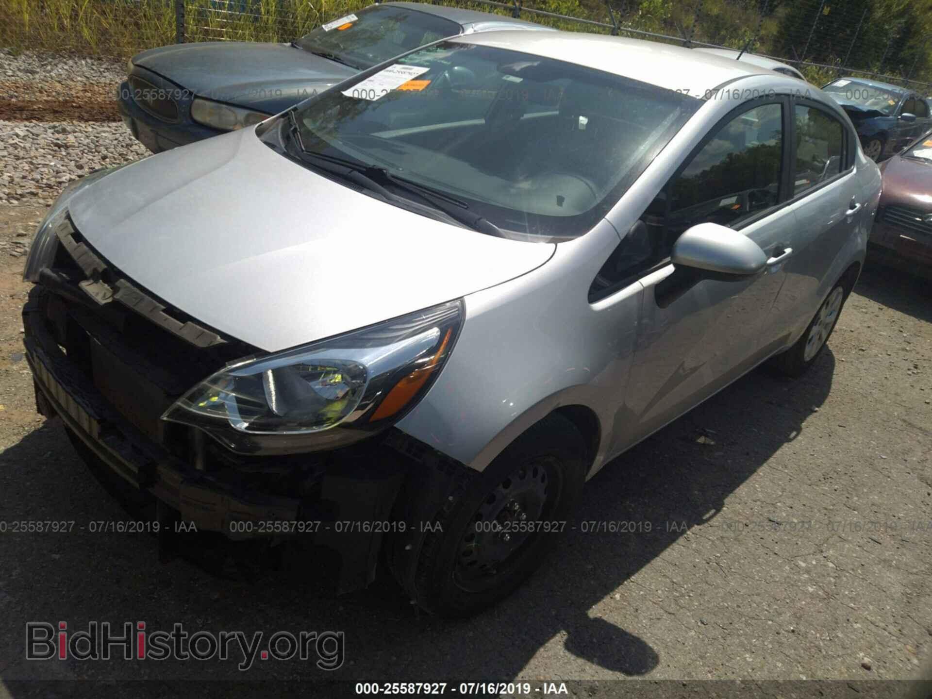 2016 KIA RIO - VIN: KNADM4A31G6662776 - Фото 2