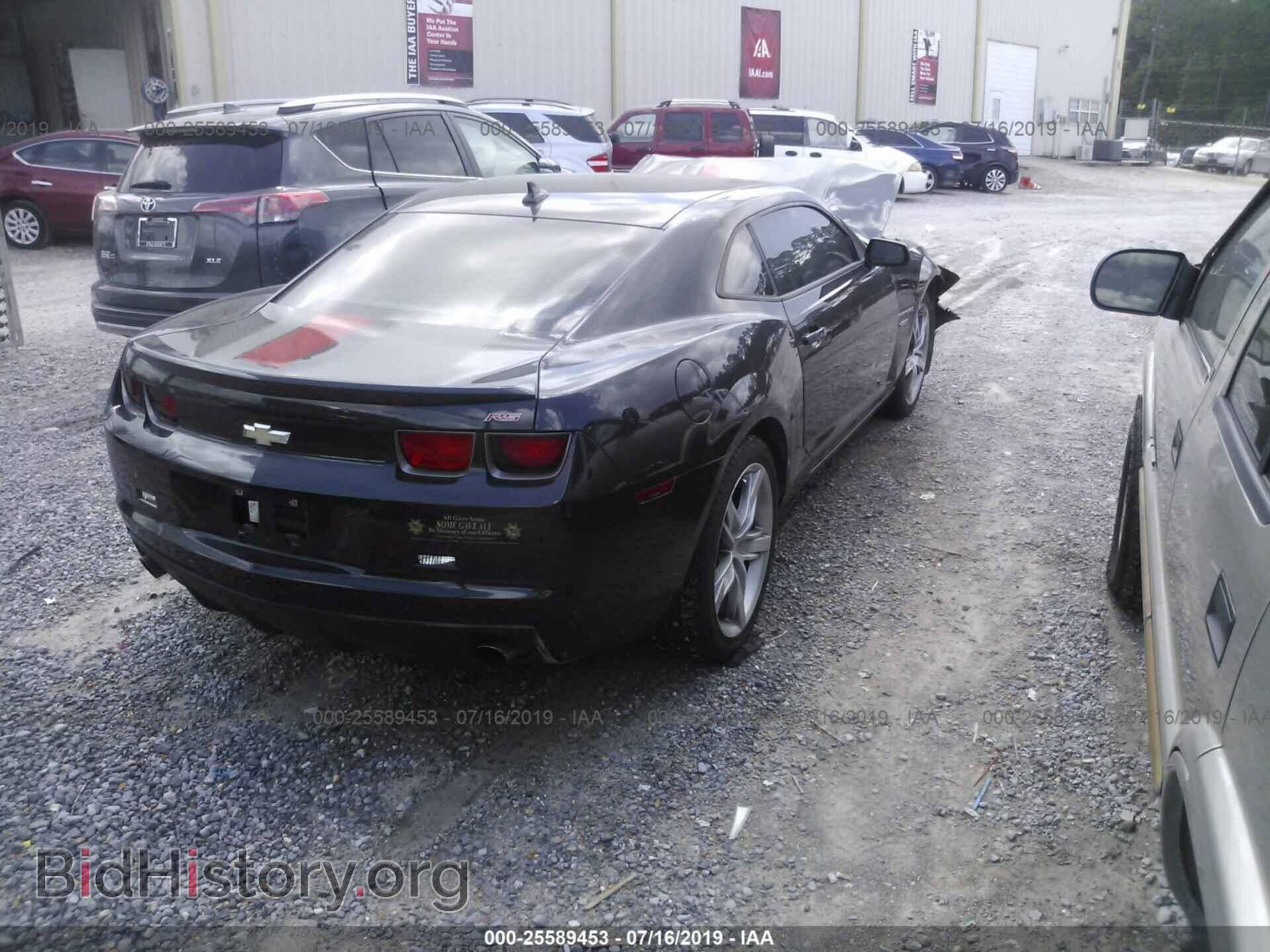 2012 CHEVROLET CAMARO - VIN: 2G1FC1E39C9203837 - Фото 4