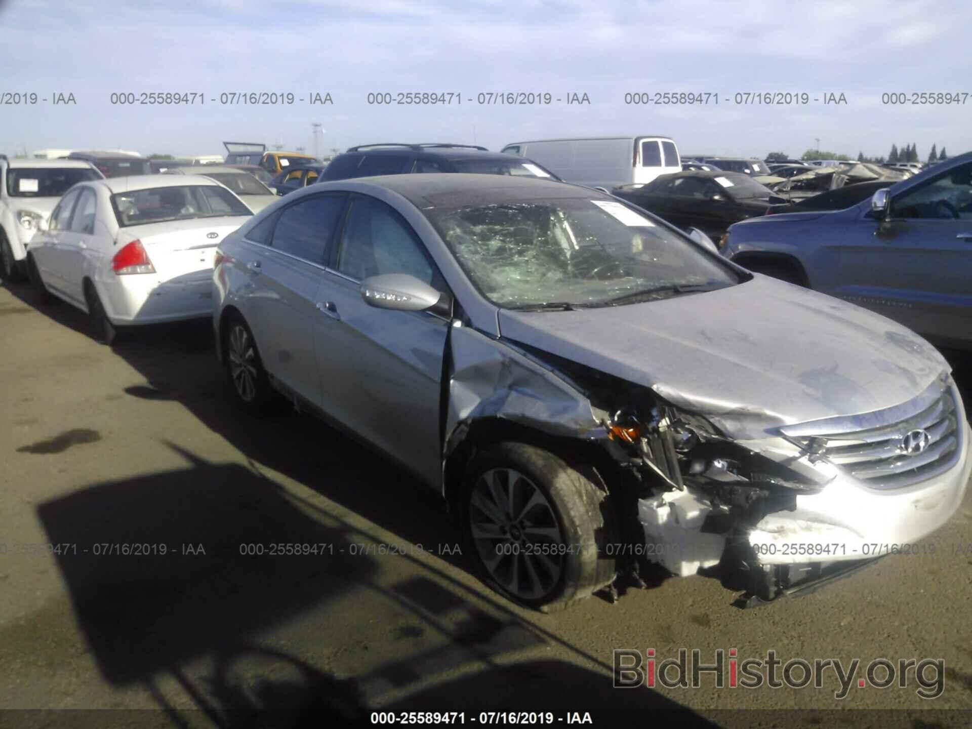 Photo 5NPEC4AC7EH848576 - HYUNDAI SONATA 2014