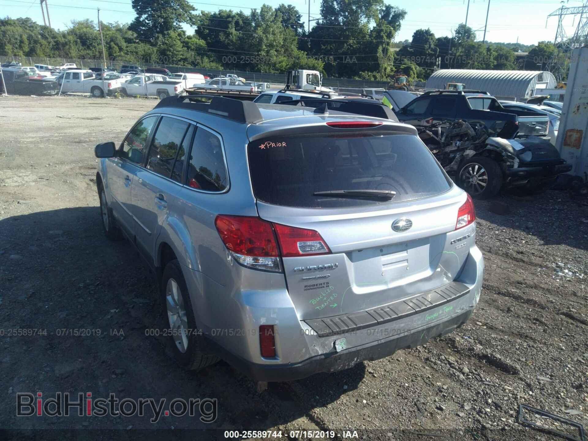 2012 SUBARU OUTBACK - VIN: 4S4BRBKC4C3261941 - Фото 3