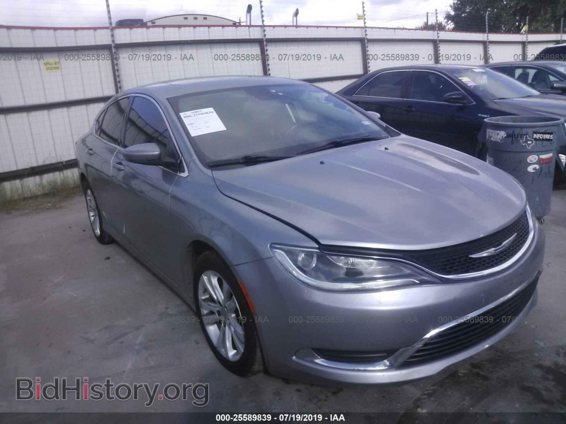 Photo 1C3CCCAB1FN718629 - CHRYSLER 200 2015