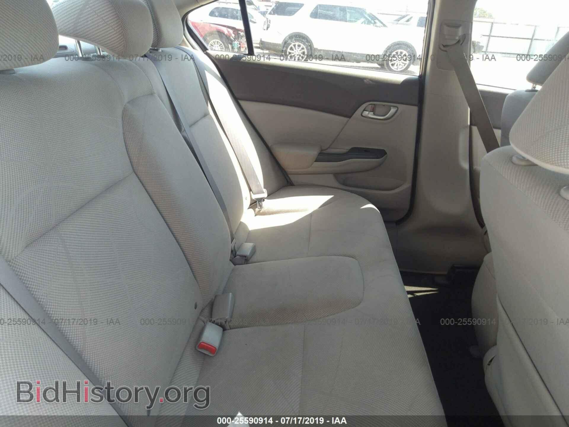 2012 HONDA CIVIC - VIN: 2HGFB2F5XCH501840 - Фото 8