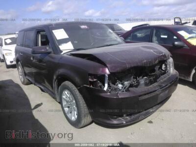2011 Ford FLEX, maroon — VIN 2FMGK5CC6BBD24787, IAAI