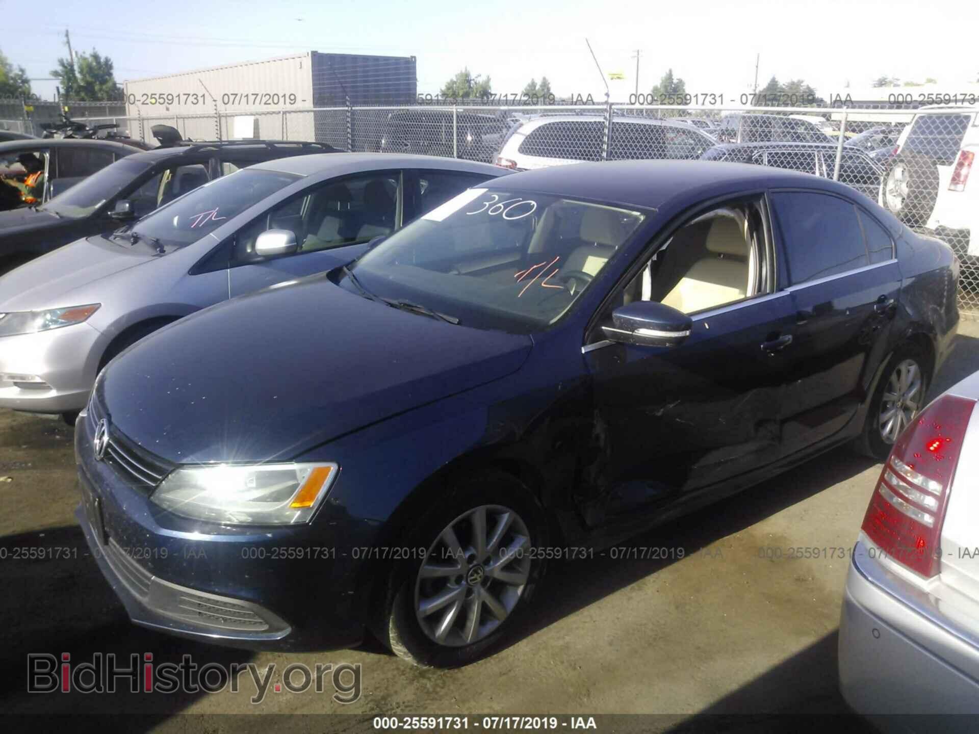 2014 VOLKSWAGEN JETTA - VIN: 3VWD17AJ9EM321308 - Фото 2