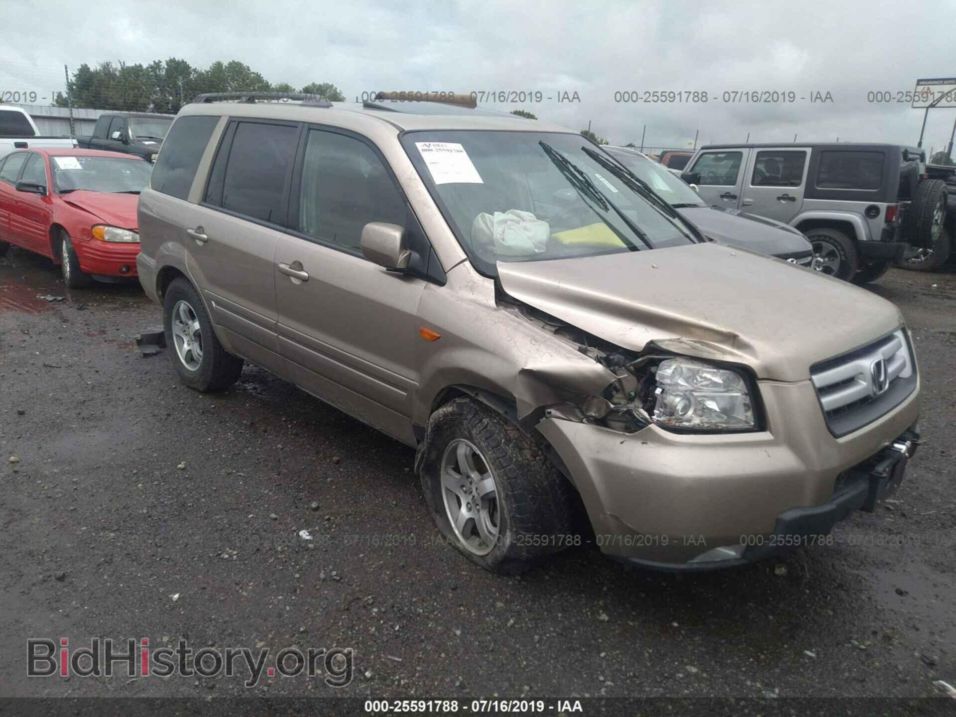 Photo 5FNYF28696B035233 - HONDA PILOT 2006